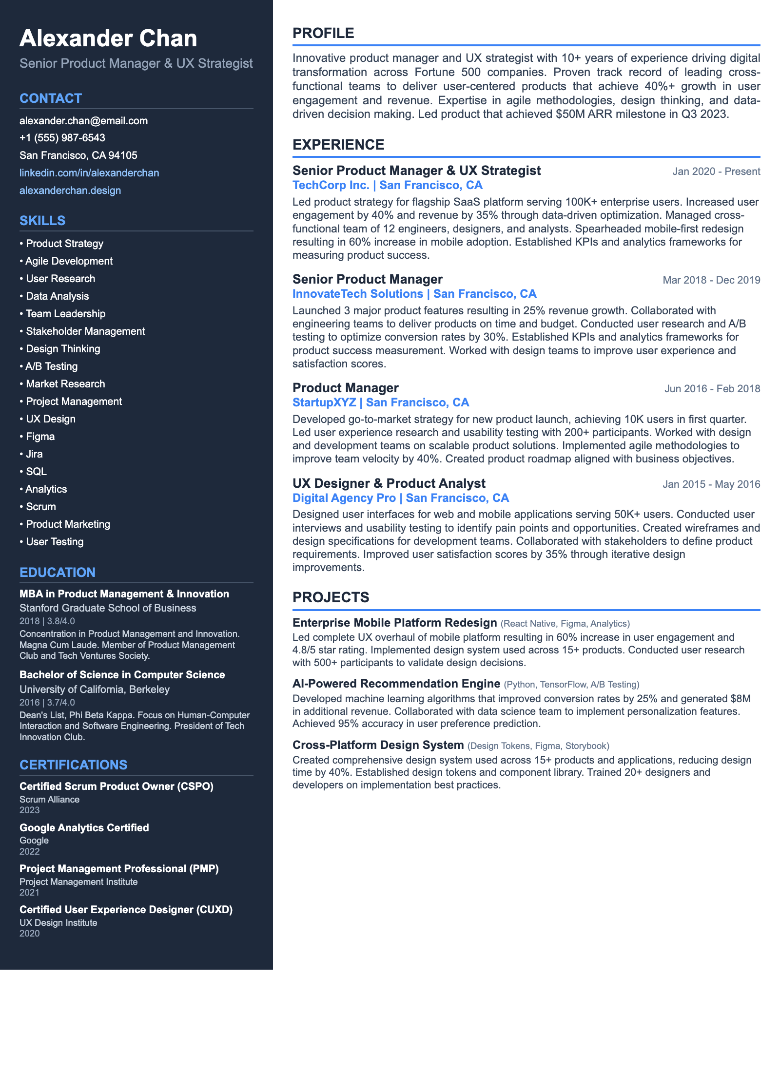 Modern ATS Resume Template